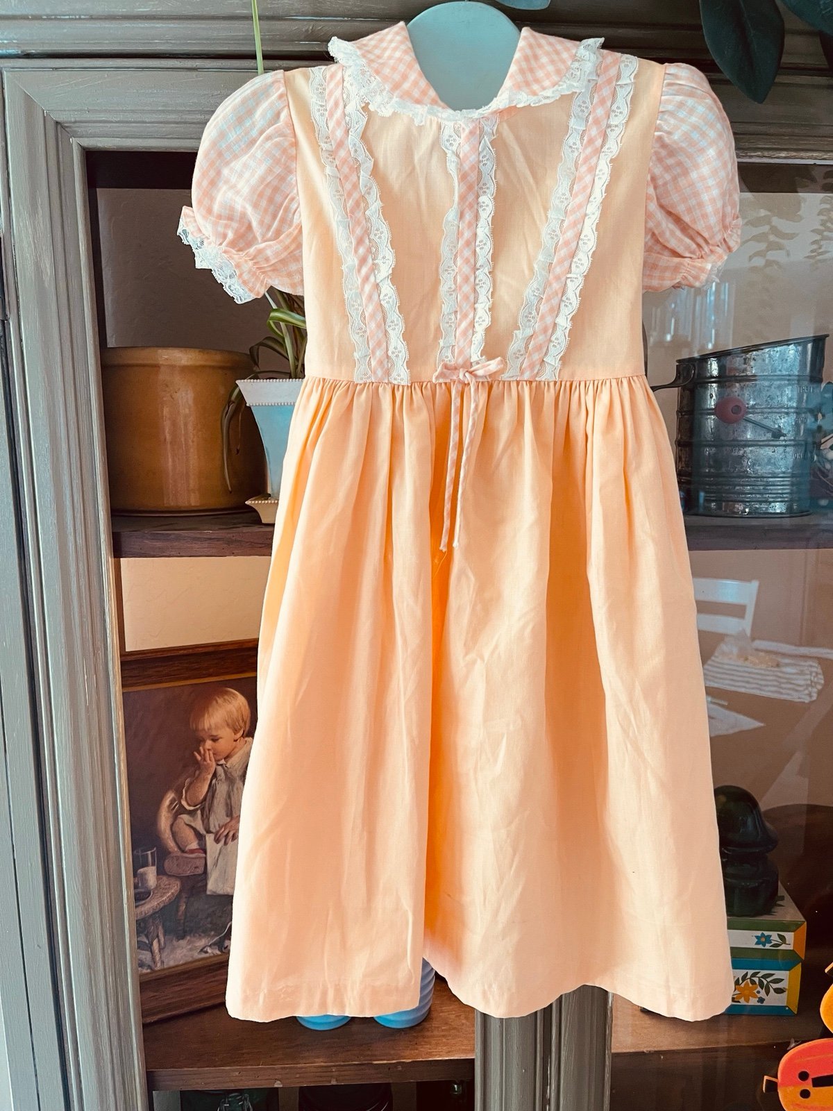 Mini World vintage dress toddler girl