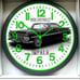 Glow In The Dark Garage Shop Mechanic Wall Clock New! 1959 Chevrolet Impala