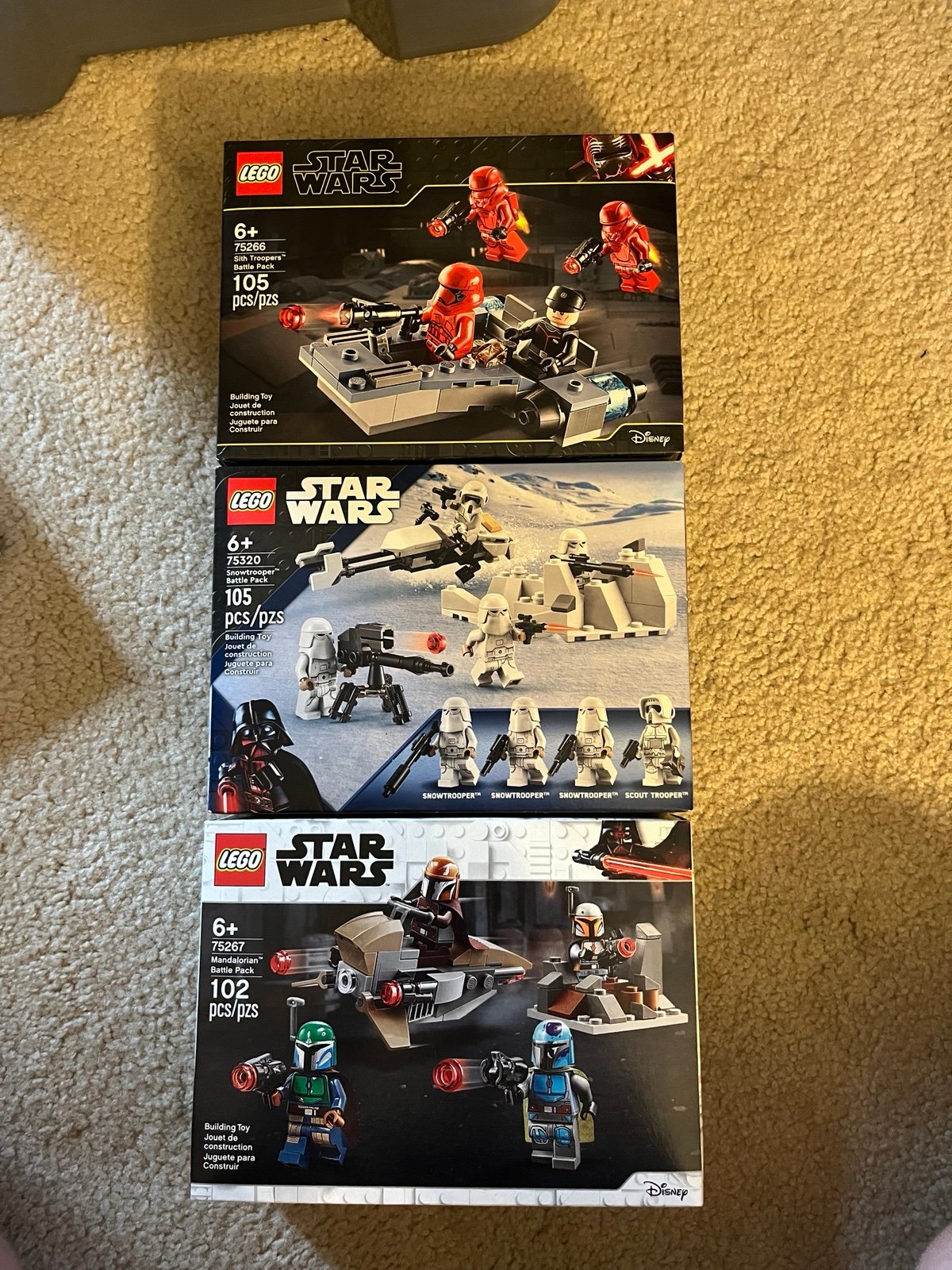 Lego Star Wars battle packs