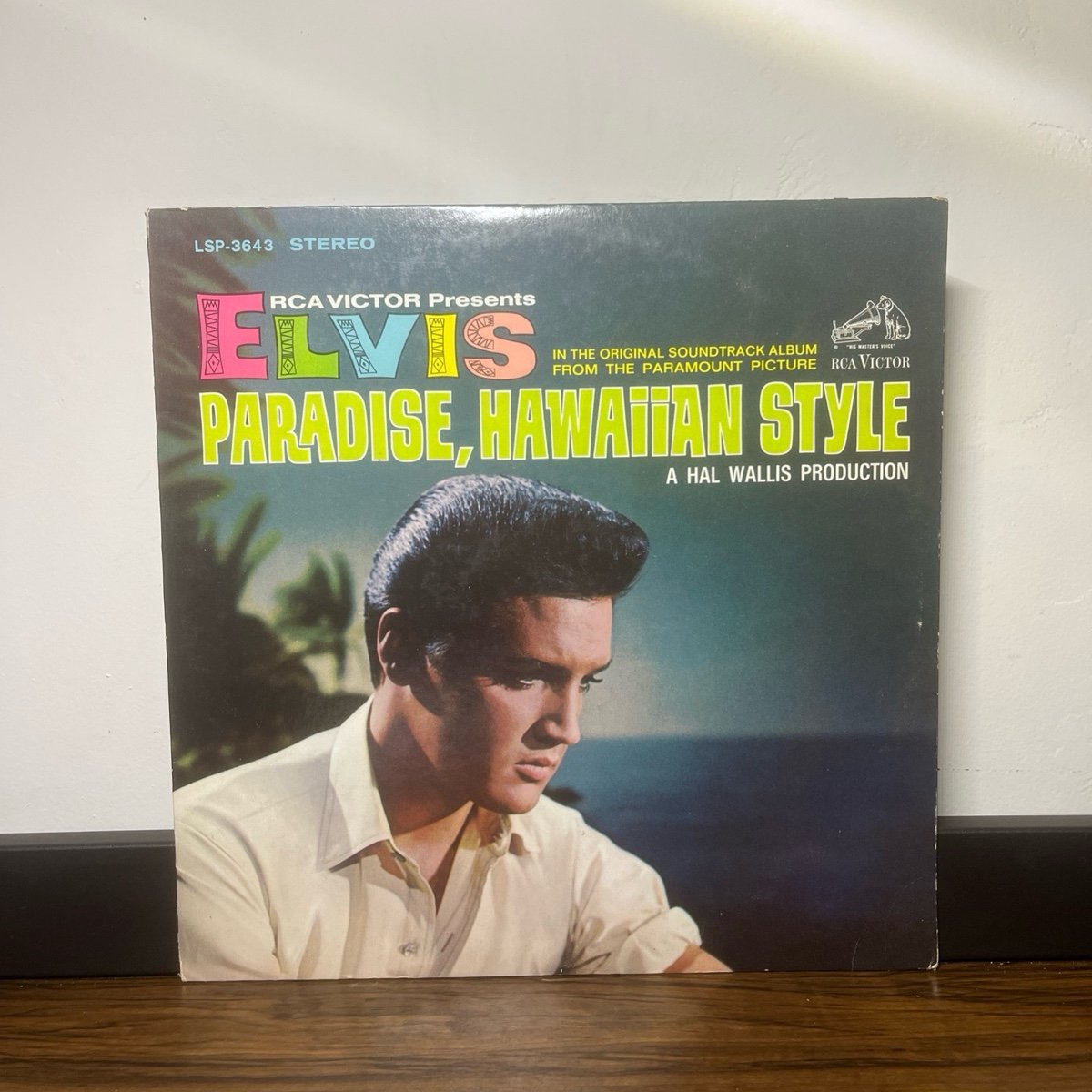 Elvis Presley Paradise Hawaiian Style VINYL LP record 1966 Stereo LSP 3643