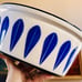 Cathrineholm of Norway Lotus Blue White Enamel Pot