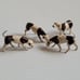 Vintage Metal Toy Racing Dog Lot Of 4 Made In Britain LTD England.