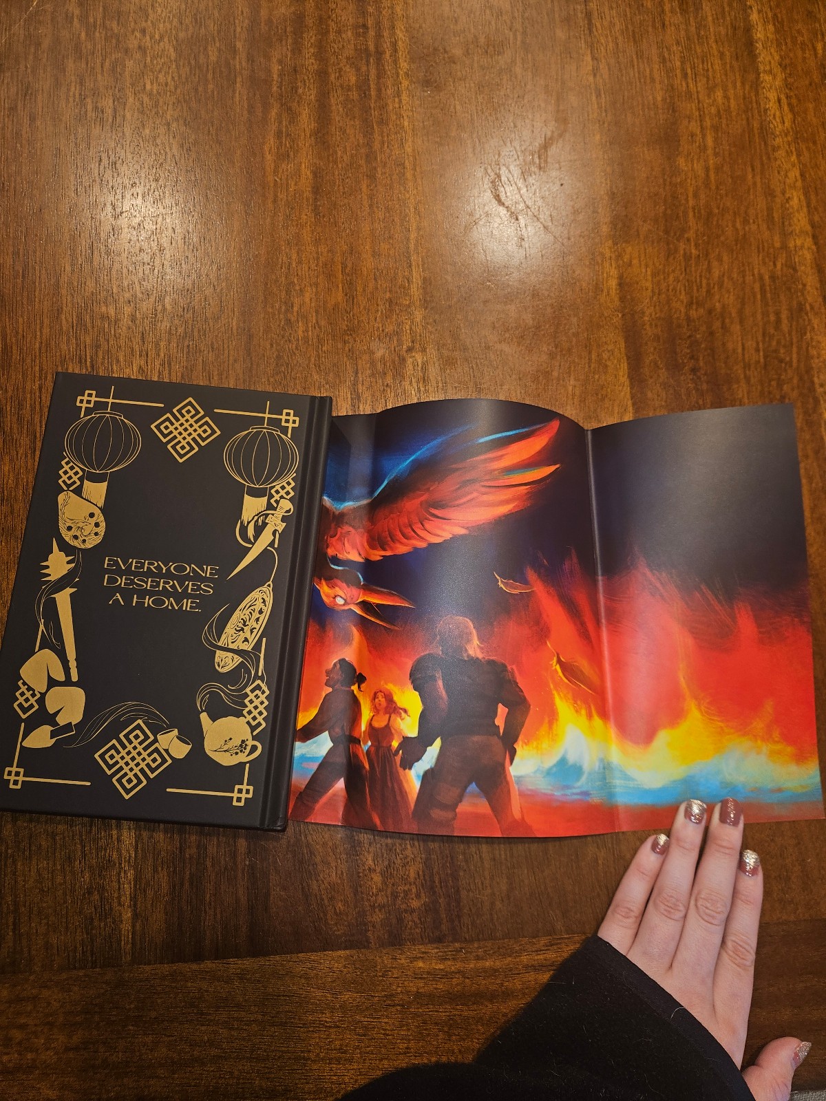 SIGNED Owlcrate The Teller of Small Fortunes by Julie Leong - detail