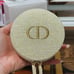 Christian DIOR Beauty Gold Makeup Bag Pouch Novelty Holiday 2024 with Box