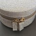 Christian DIOR Beauty Gold Makeup Bag Pouch Novelty Holiday 2024 with Box