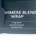 NWT BANANA REPUBLIC SKYLER PLAID-BLUE STYLE #NLM0304S CASHMERE BLEND WRAP OSFA