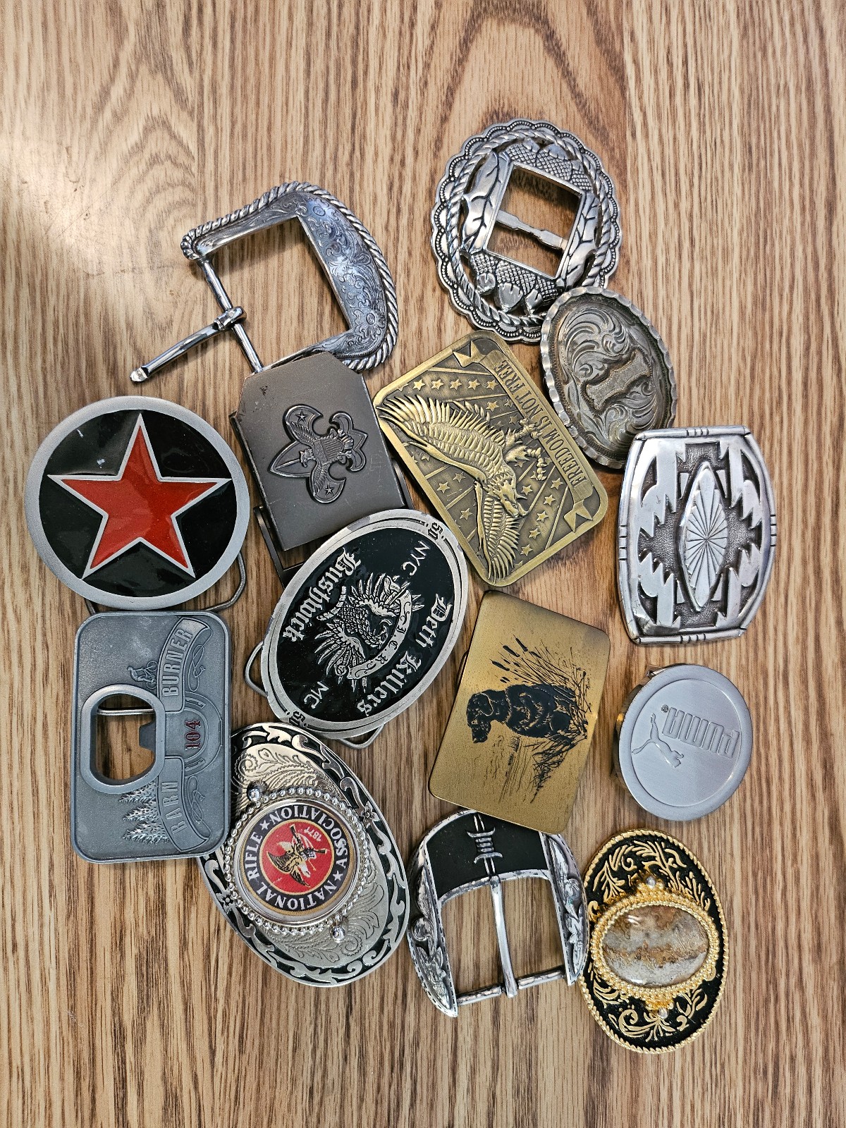 Belt buckles lot 3