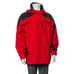 OBERMEYER Vintage Mens Winter Ski Jacket Red Insulated Hooded Pockets Zip Lined