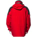 OBERMEYER Vintage Mens Winter Ski Jacket Red Insulated Hooded Pockets Zip Lined