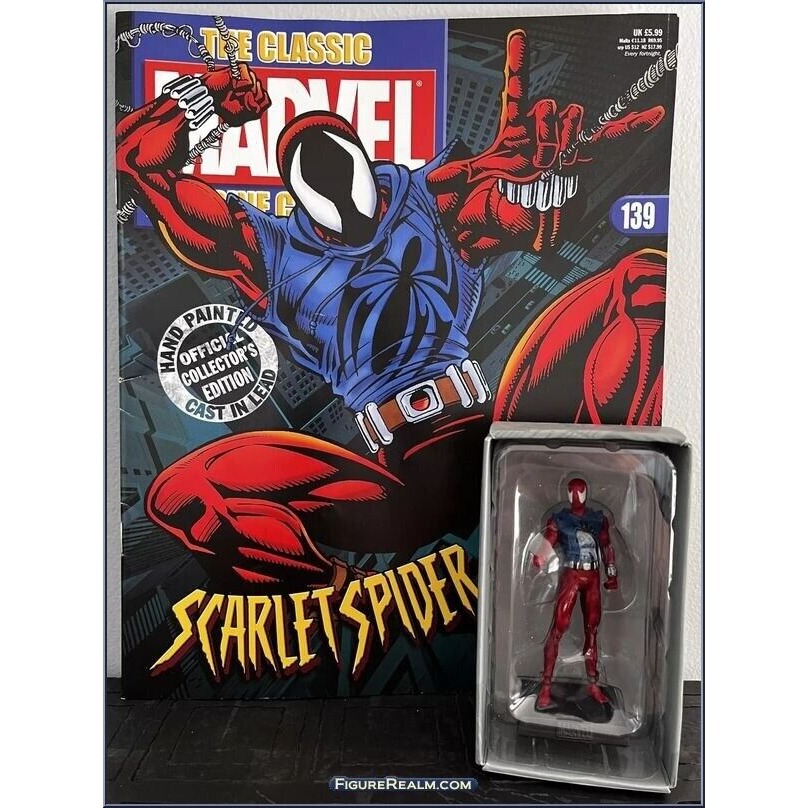 Eaglemoss 1:16 Classic Marvel Figurine w/Book: Scarlet Spider #139