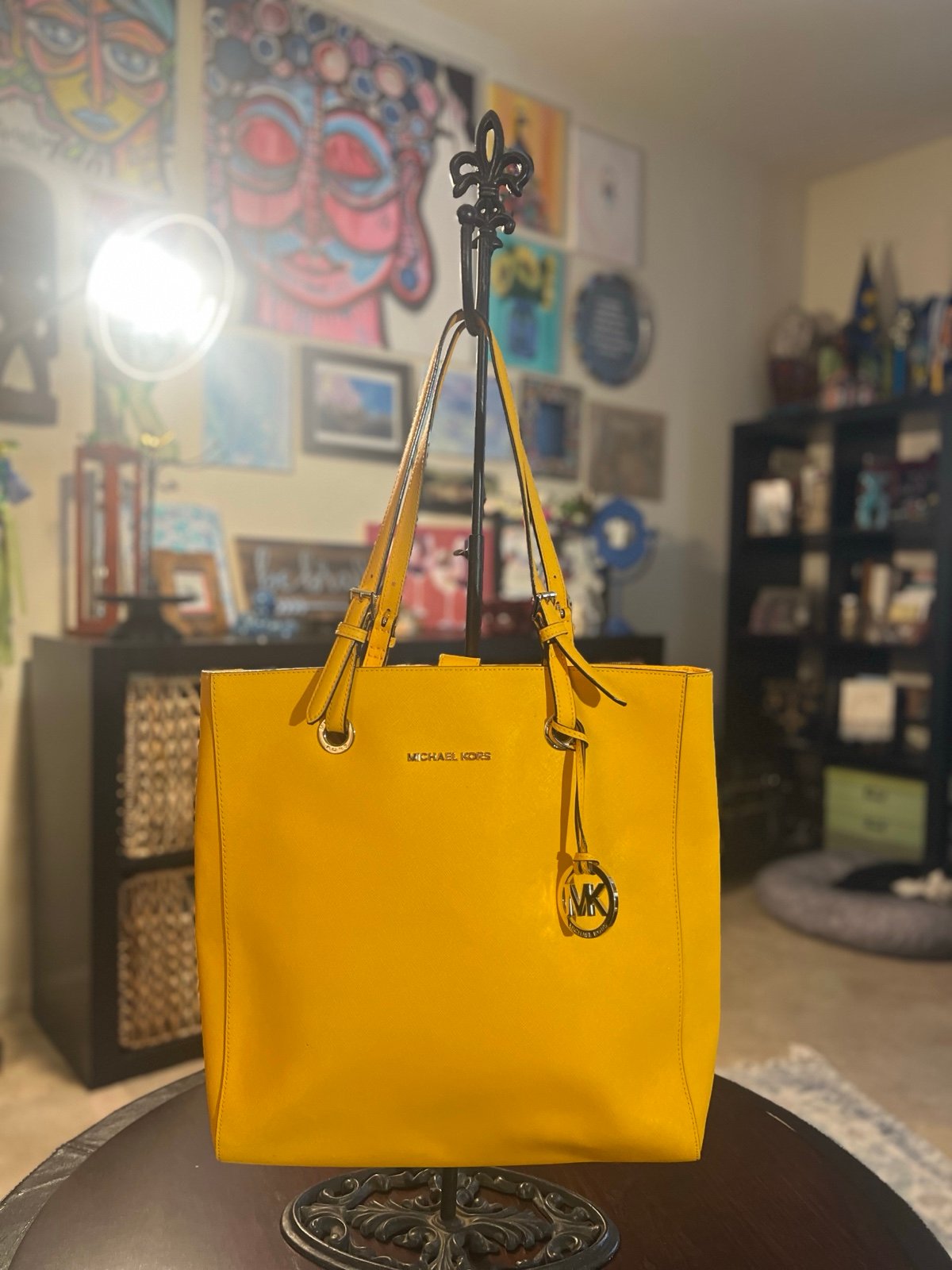 Michael Kors Yellow Tote Bag Purse