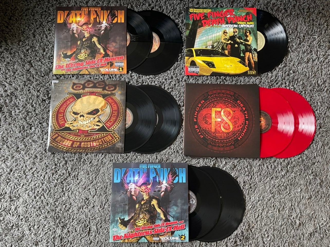 5 mint condition vinyl record by five finger death punch ffdp