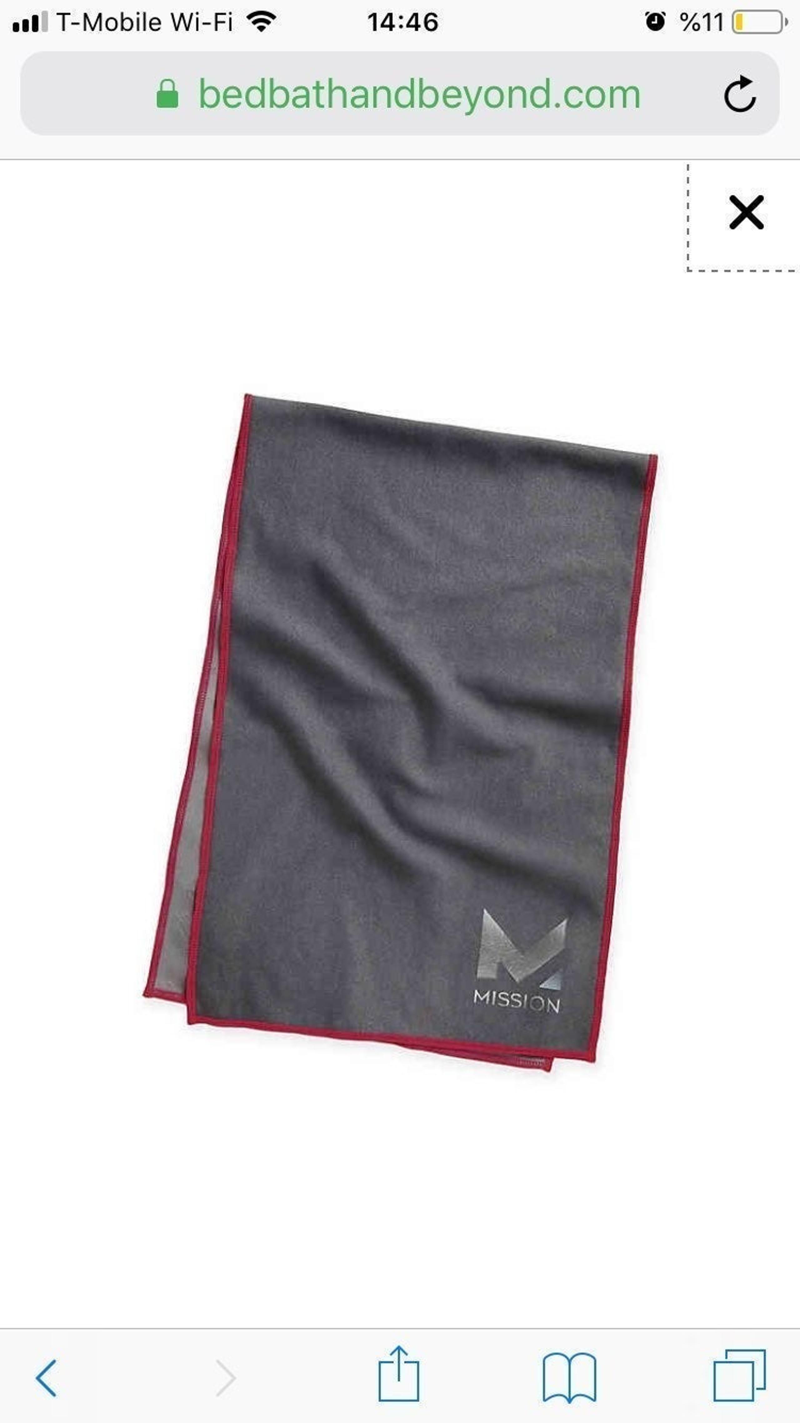 Mission HydroActive Max Large Towel
