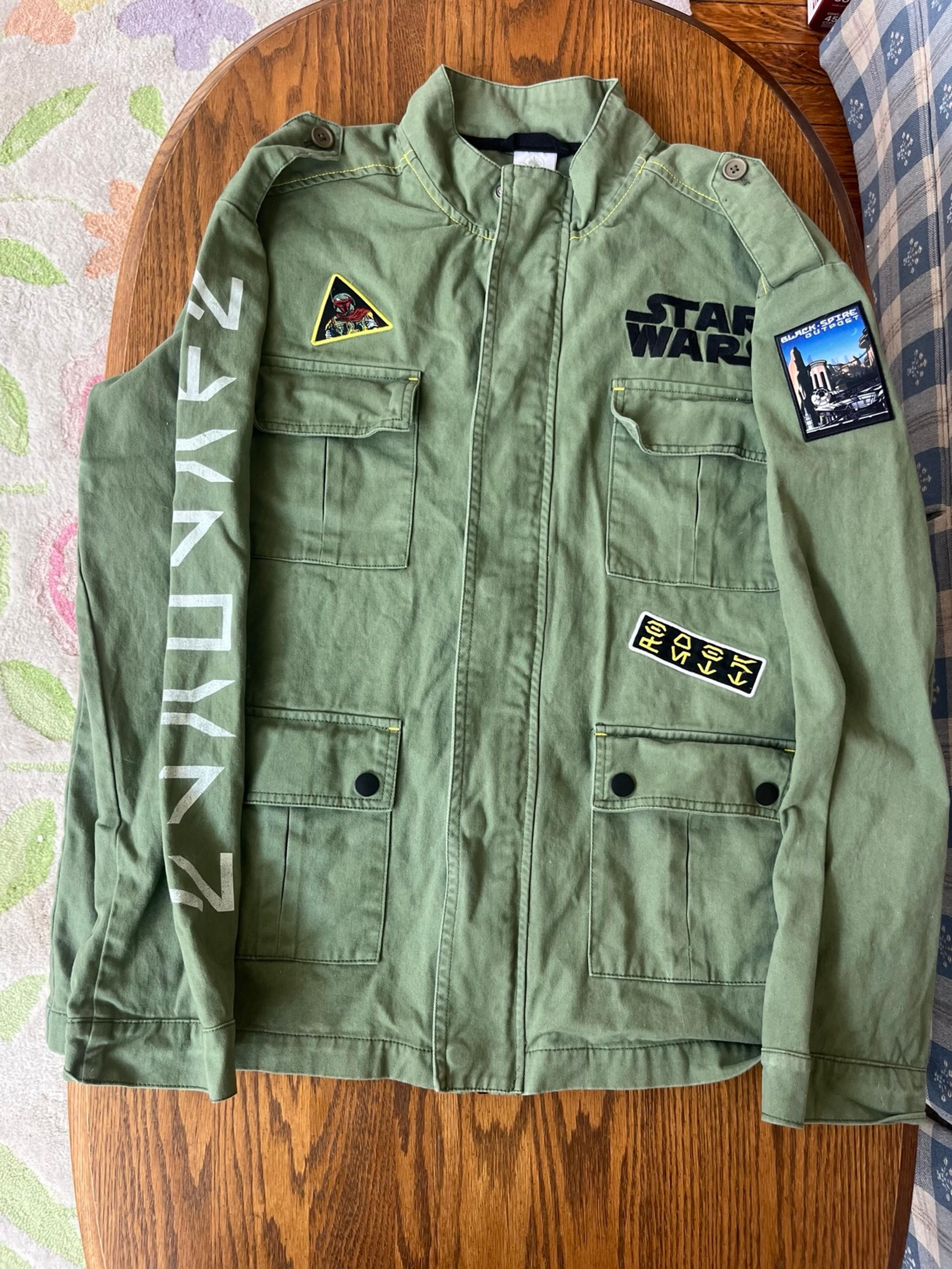 Disney Boba Fett Military Jacket Adult Official Disney Medium