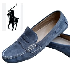 Polo Ralph Lauren Wessell Penny Grey Loafers.