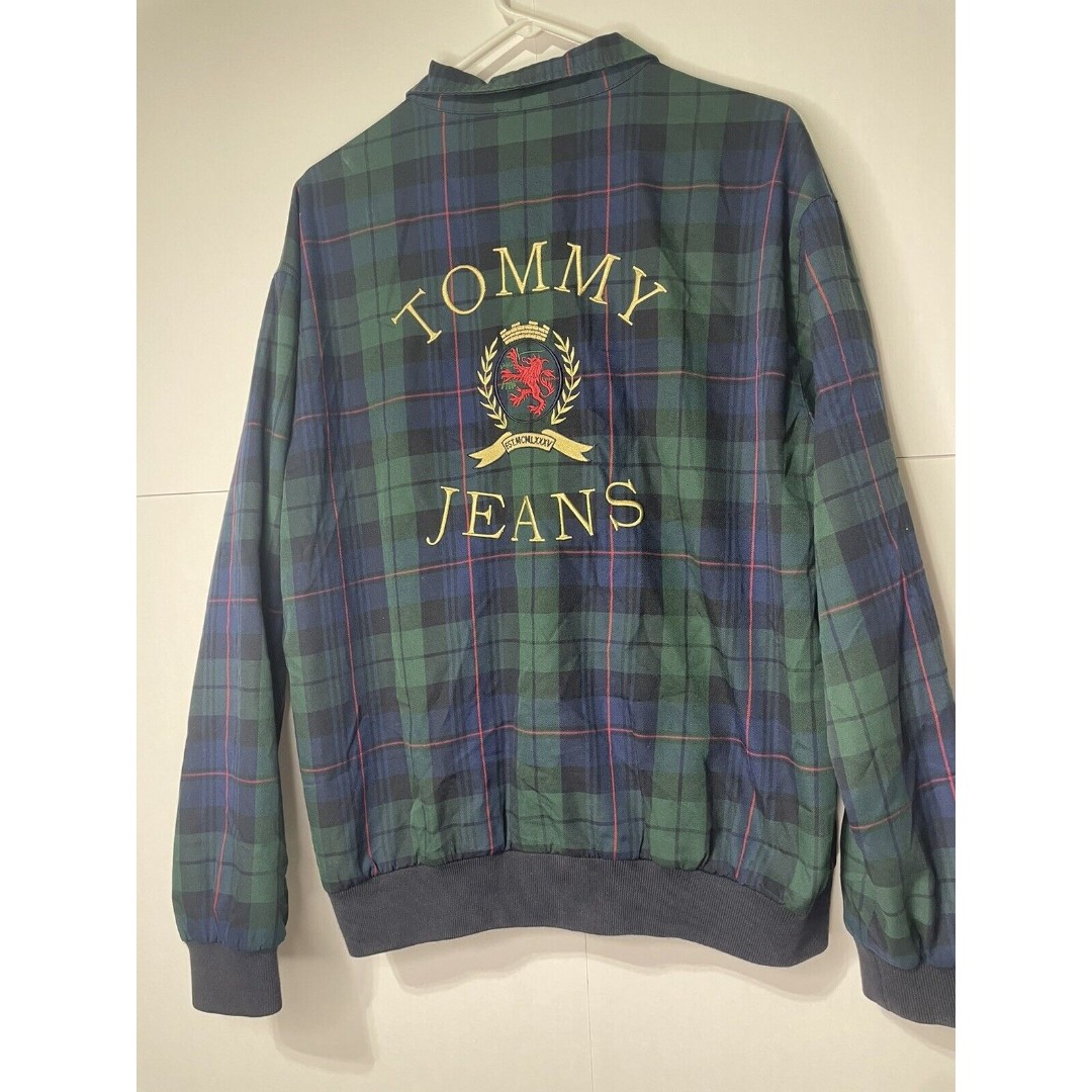 Tommy Hilfiger Jeans 6.0 Limited Capsule Crest Plaid Harrington Jacket Medium