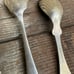 Set of 4 Vintage Silver Plate Scalloped Spoons - Holiday Decor - Hutch Decor
