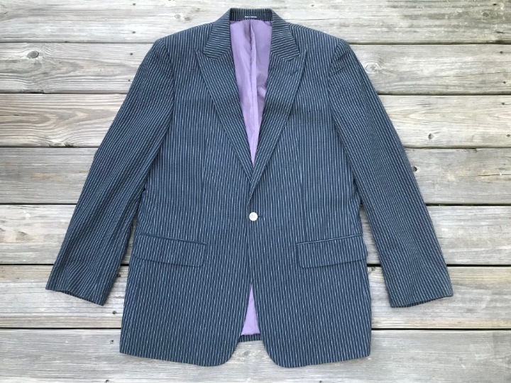 Pronto Uomo Blue Men Blazer One Button