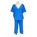 Koolaburra by UGG Sueded Jersey Pullover & Cropped Pant Lounge Set blue sz S New