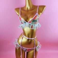 Print mesh Lingerie