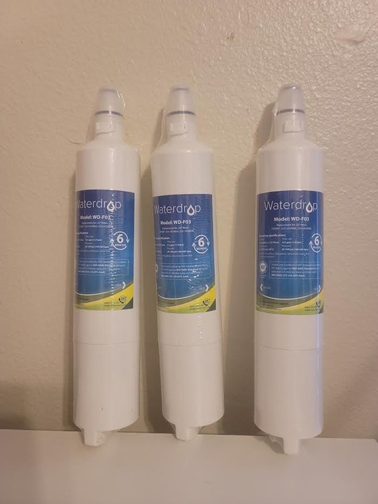 3 Pack Waterdrop refrigerator water filter WD-F03