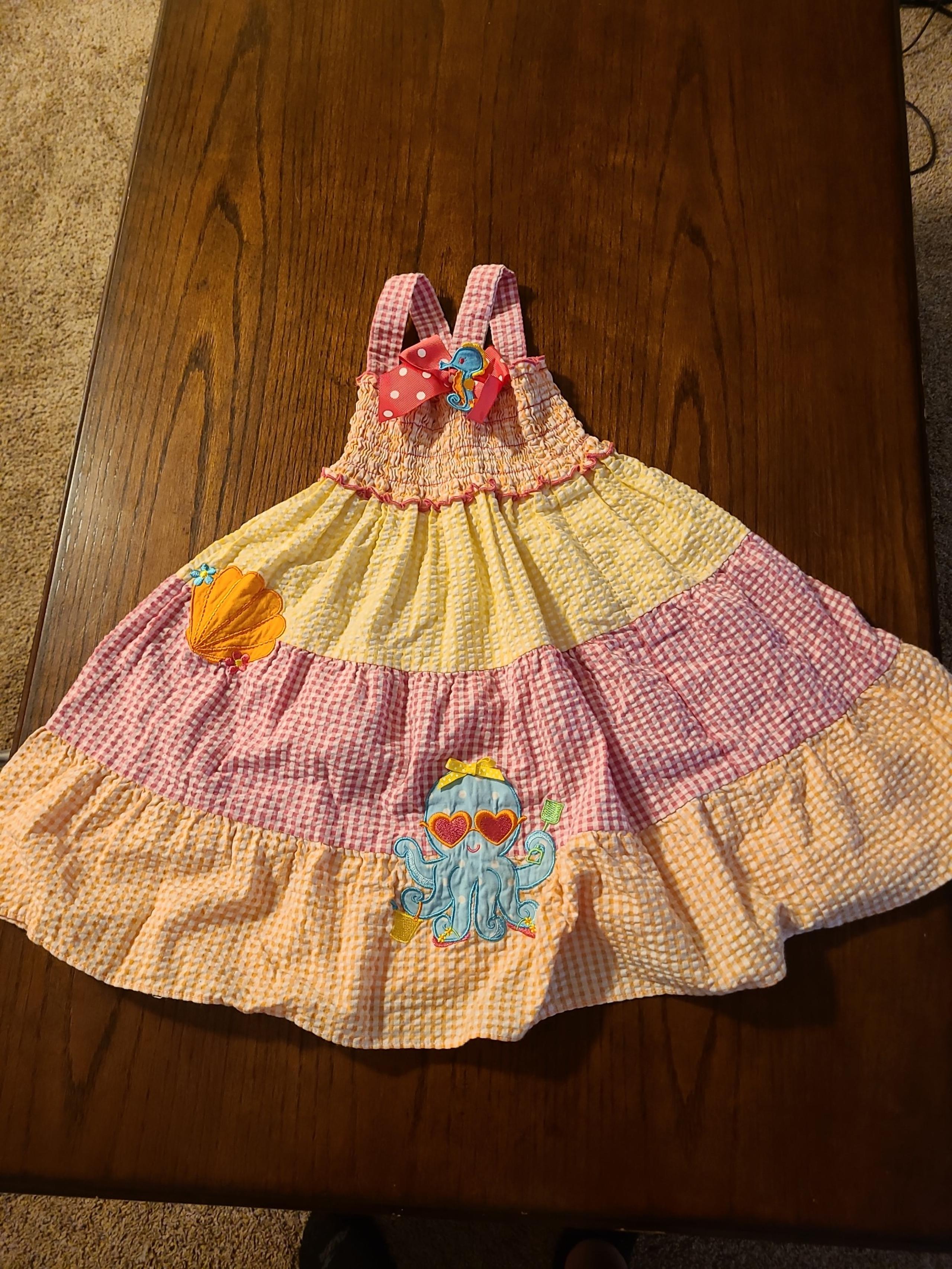 BEACH THEME DRESS size 5 Goodlad