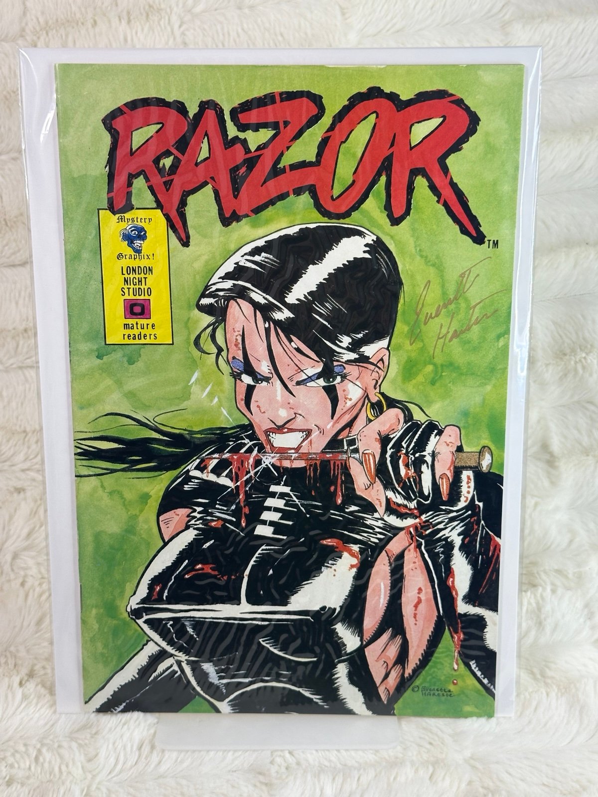 Razor #0 – Signed by Everett Hartsoe – London Night Studios