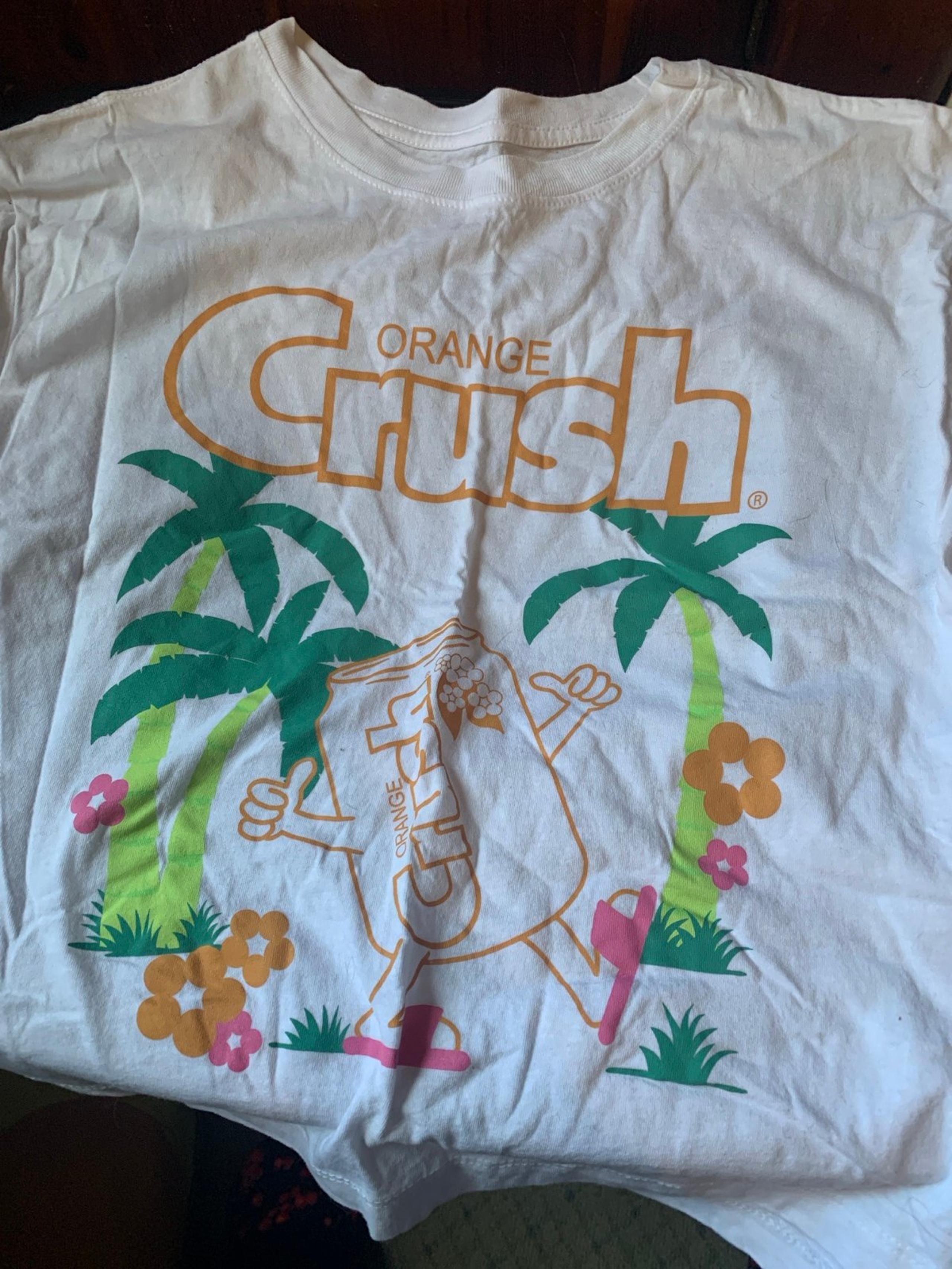 Crush crop tee shirt