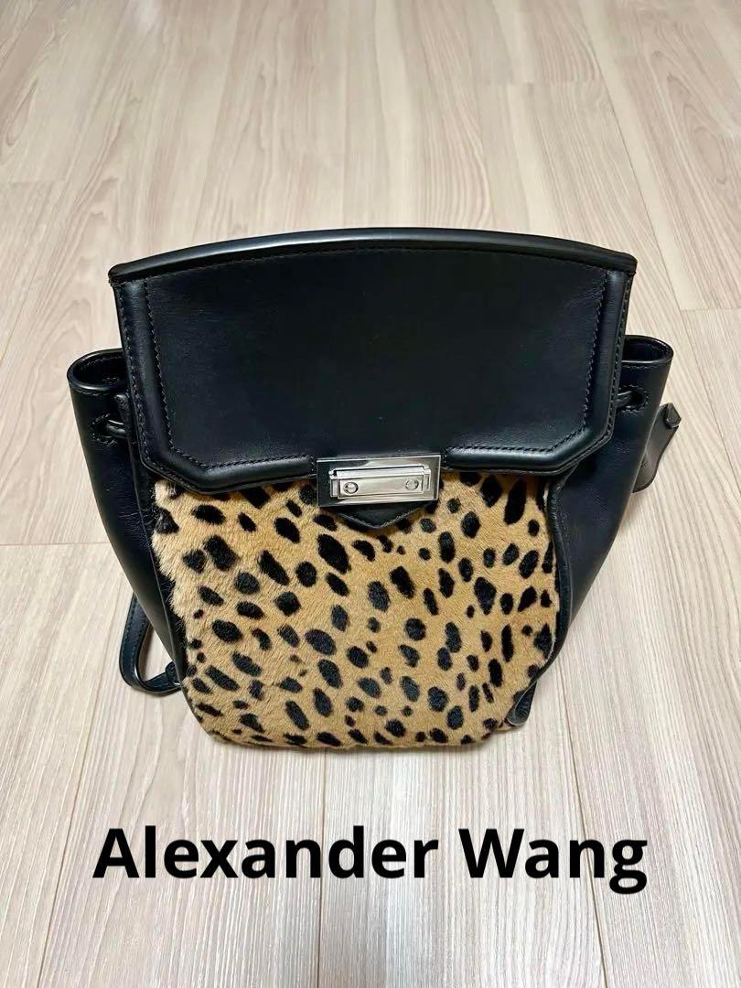 【Excellent Condition】ALEXANDER WANG Leopard Print Backpack
