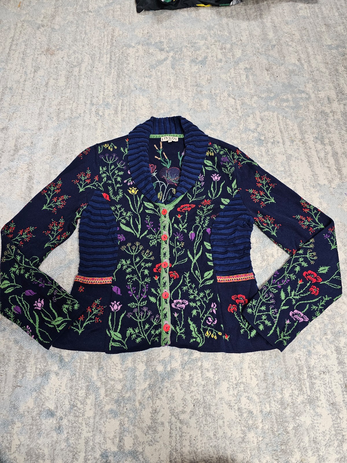 IVKO FLORAL SWEATER