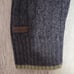 Columbia Vintage Mens Large Grey V Neck Knit Cotton Sweater Outdoor Warm 90s
