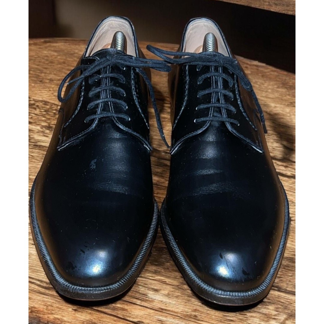 Gravati Eleganza 2 Baby Calfskin Dress Lace Up Shoe In Black Size 9 1/2 M.
