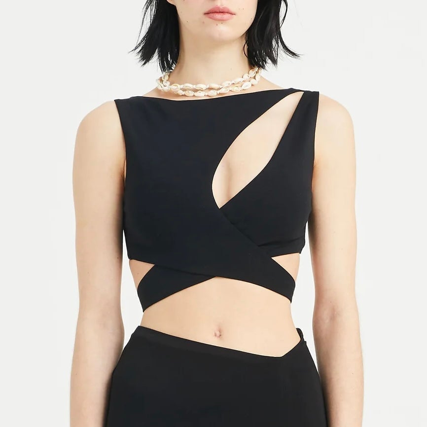 Brand New- IAMNOTBASIC Alexa Top in Black