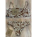 NWT Stone Fox Bikini Bliss Top & Roca Bottom Set Size XS Brown Rawhide Swirl