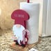 NEW Rae Dunn FELIZ NAVIDAD’ Wooden Gnome Paper Towel Holder