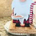 NEW Rae Dunn FELIZ NAVIDAD’ Wooden Gnome Paper Towel Holder