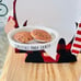 NEW Rae Dunn FELIZ NAVIDAD’ Wooden Gnome Paper Towel Holder