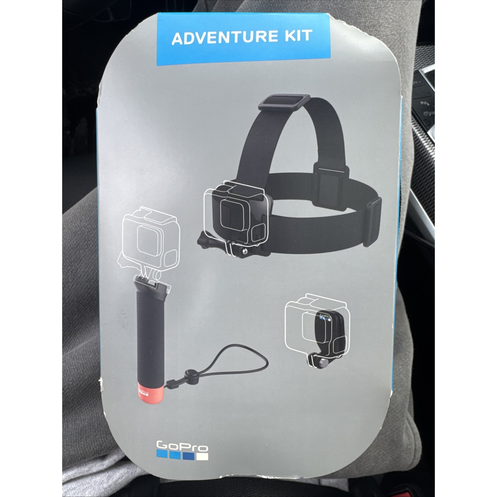 GoPro Adventure Kit - Floating Hand Grip, Head Strap, Compact Case BRAND NEW