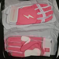 Bruce Bolt PREMIUM PRO MegRem Series Long Cuff Batting Gloves Size Adult Large
