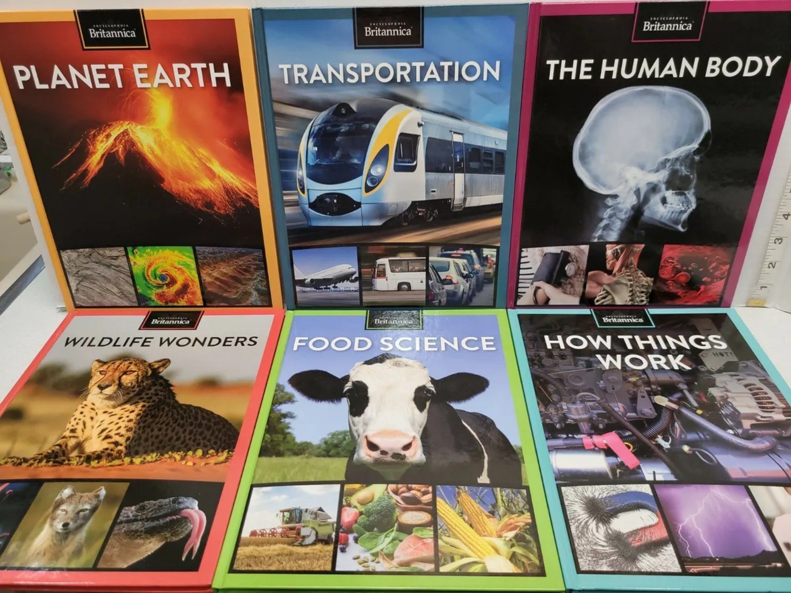 Encyclopedia Britannica How Things Work Planet Earth Transportation Set of 6