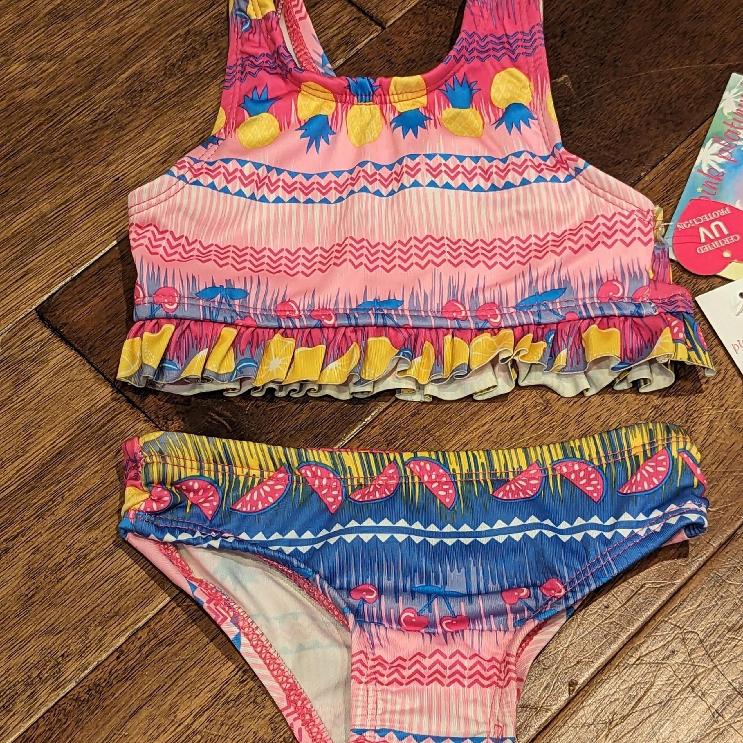 Brand new Pink Platinum size 2t baby toddler girl bikini swimsuit