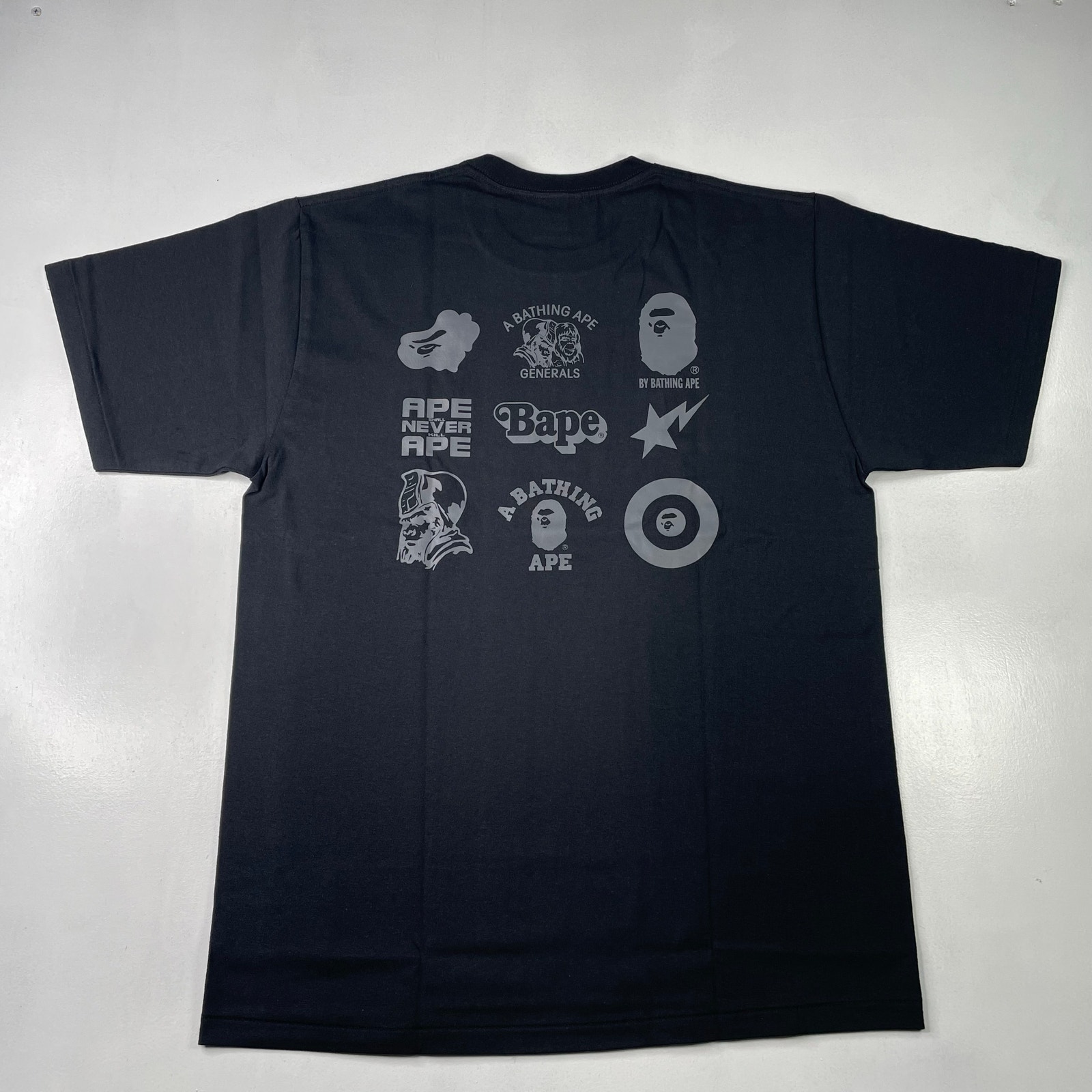 BAPE Multi Logo Tee - OG Graphic's - Size L