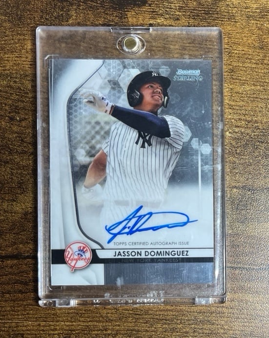 Jasson Dominguez Auto 2020 Topps Bowman Sterling