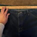 Lee Dungarees Shorts Men's 39-measured Denim Jean Carpenter Baggy Gorpcore Work