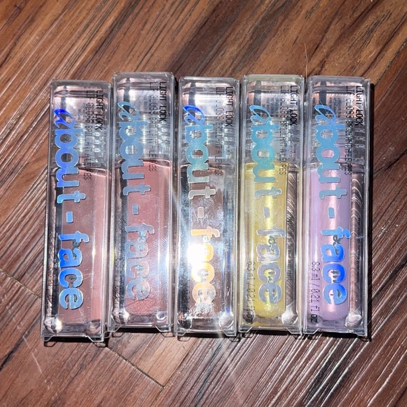 About face beauty light lock gloss x5