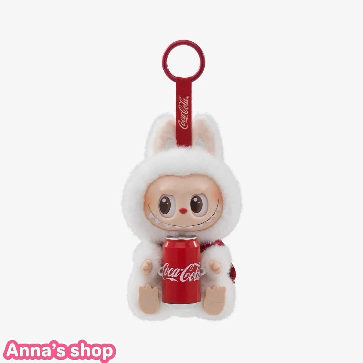 POP MART The Monsters Labubu Coca Cola Series Vinyl Plush Pendant Keychain