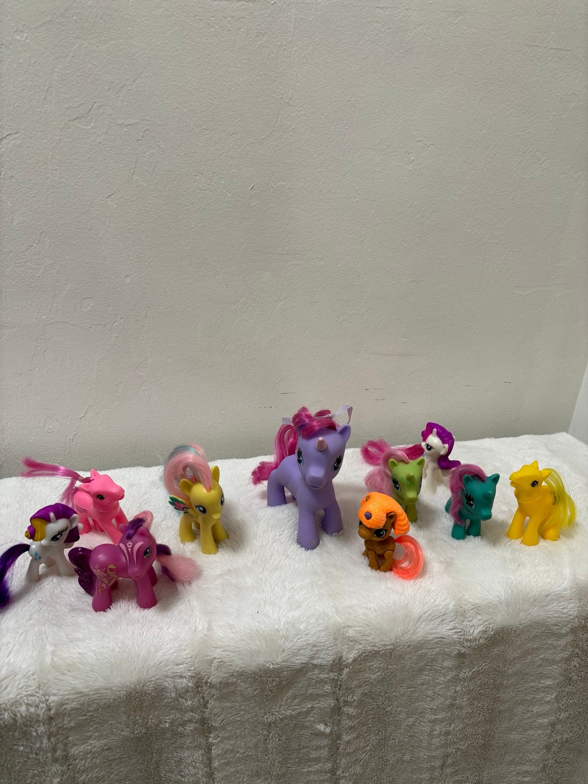 10 vintage my little pony figurines