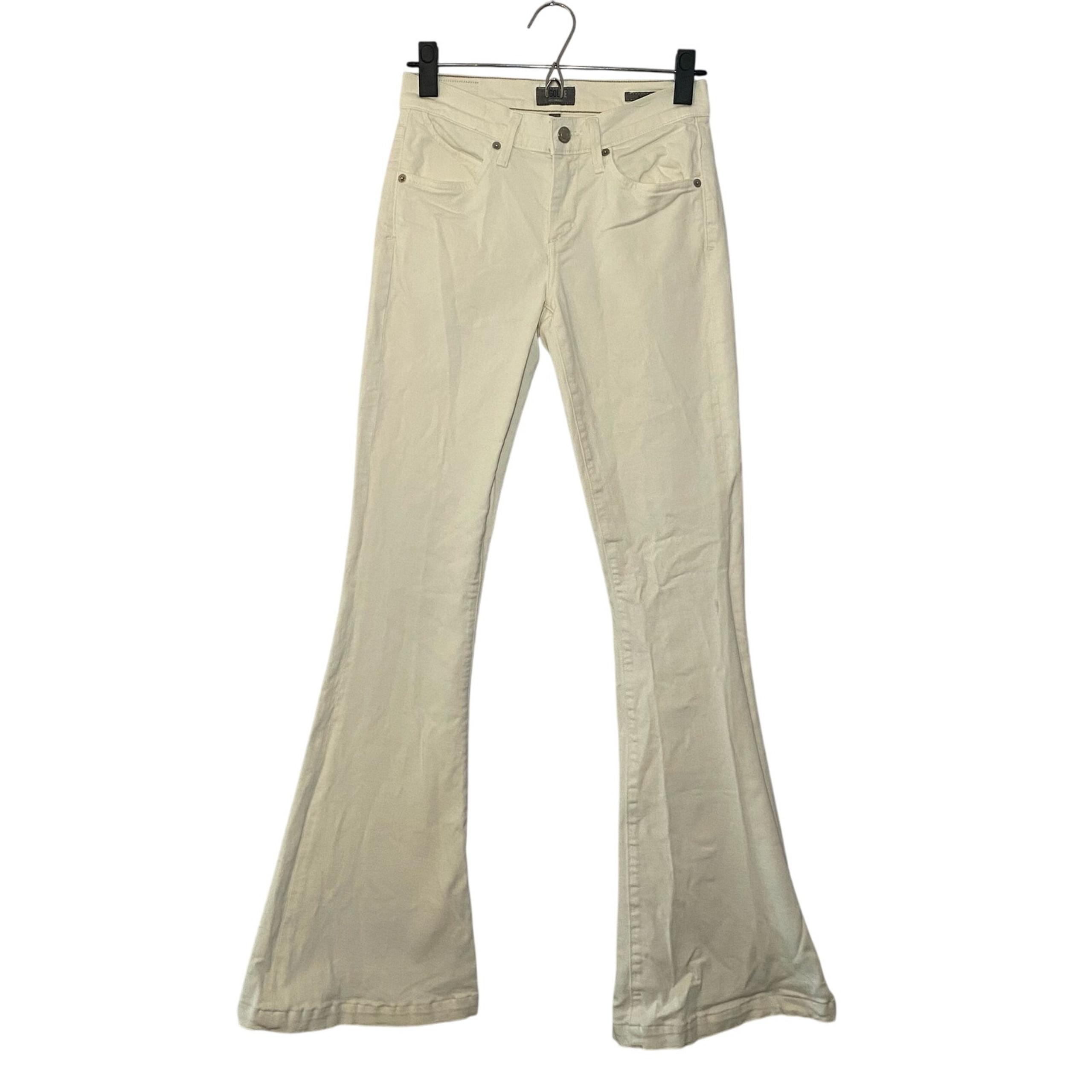AGOLDE Women's size 24 Madison Flare Boot Cut White Jeans Preppy