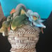 CAPODIMONTE FLOWER BASKET MADE IN ITALY