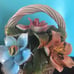 CAPODIMONTE FLOWER BASKET MADE IN ITALY